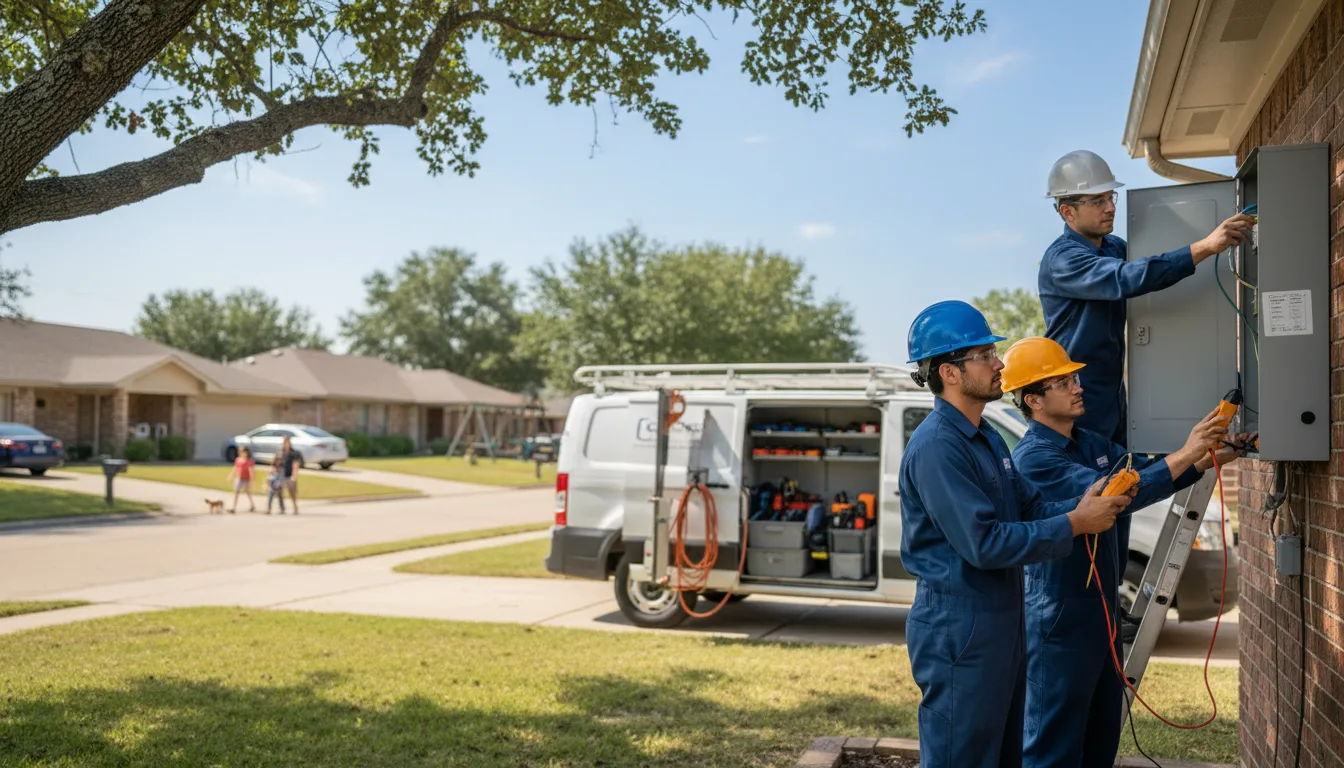 Certified electrician providing emergency electrical services in Timberlake, NC